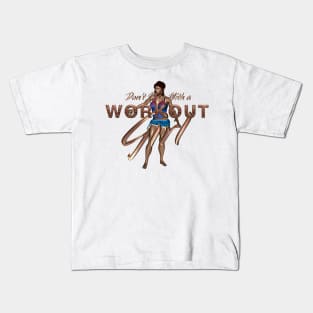Workout Girl Humor Kids T-Shirt